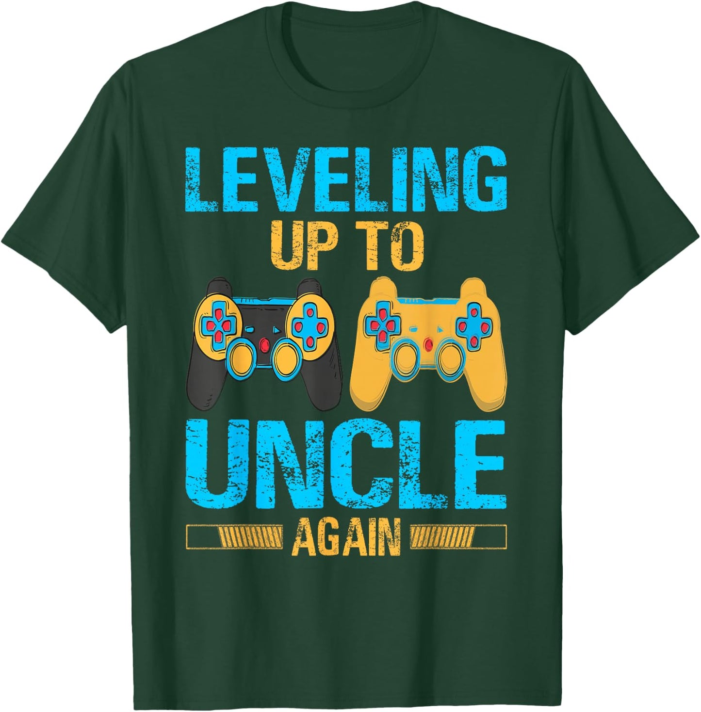 Leveling Up To Uncle Again Gaming Gift Uncle Again T-Shirt - T-Shirt | Forest