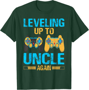 Leveling Up To Uncle Again Gaming Gift Uncle Again T-Shirt - T-Shirt | Forest