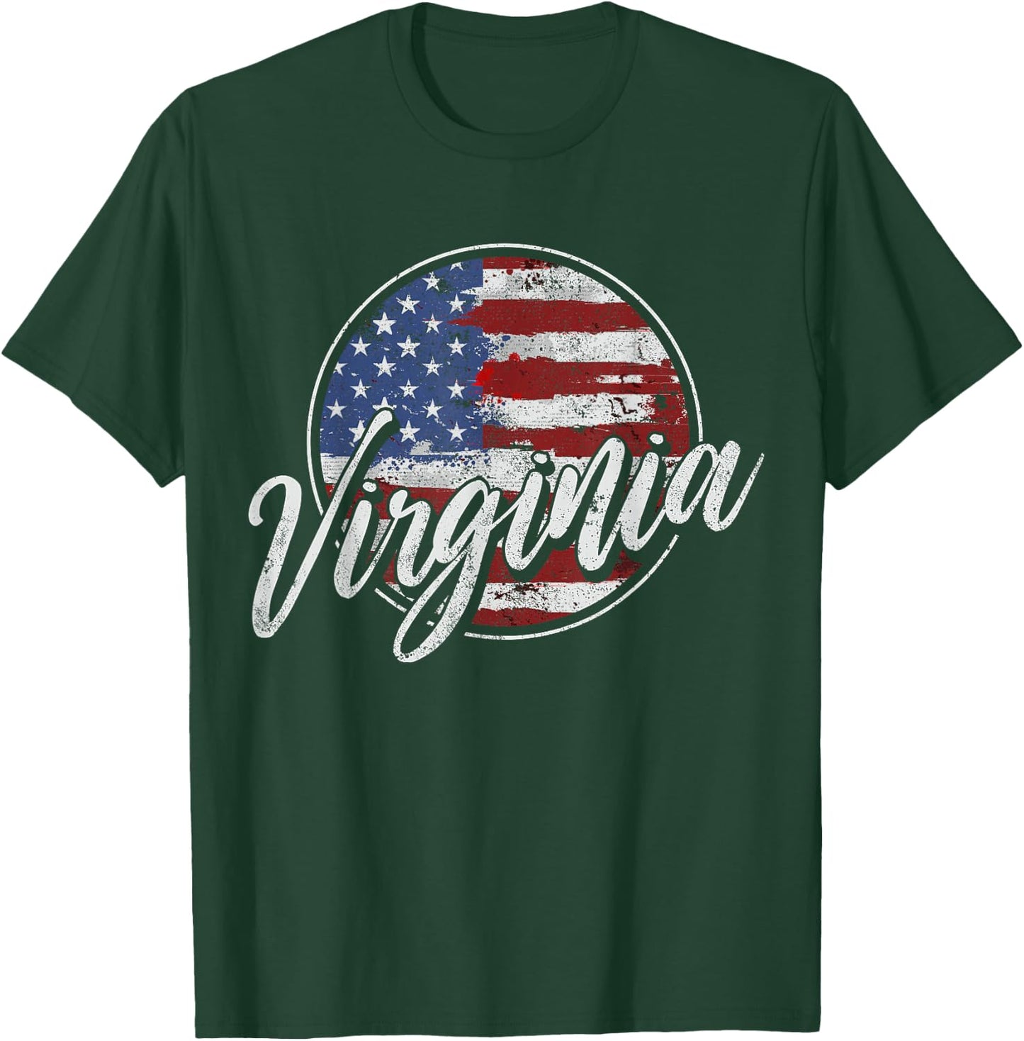 Virginia Vintage T-Shirt - T-Shirt | Forest