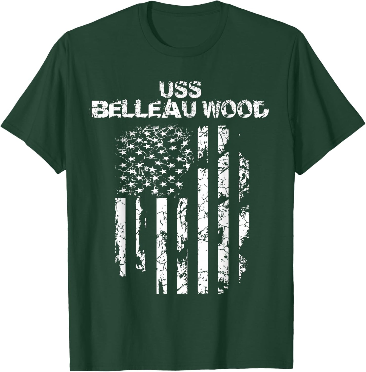 USS Belleau Wood Veteran T-Shirt - T-Shirt | Forest