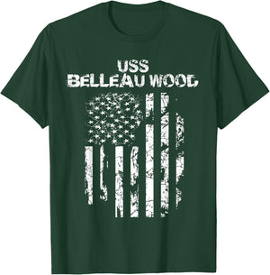 USS Belleau Wood Veteran T-Shirt - T-Shirt | Forest
