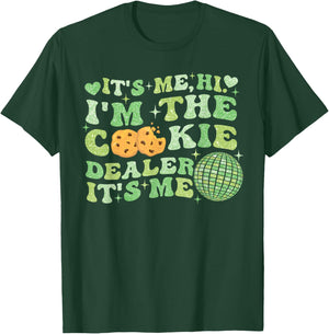 It's Me Hi Im The Cookie Dealer Funny Scouting Women Girls T-Shirt - T-Shirt | Forest