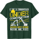 I Am A Christian Under Construction God's Not Done T-Shirt - T-Shirt | Forest