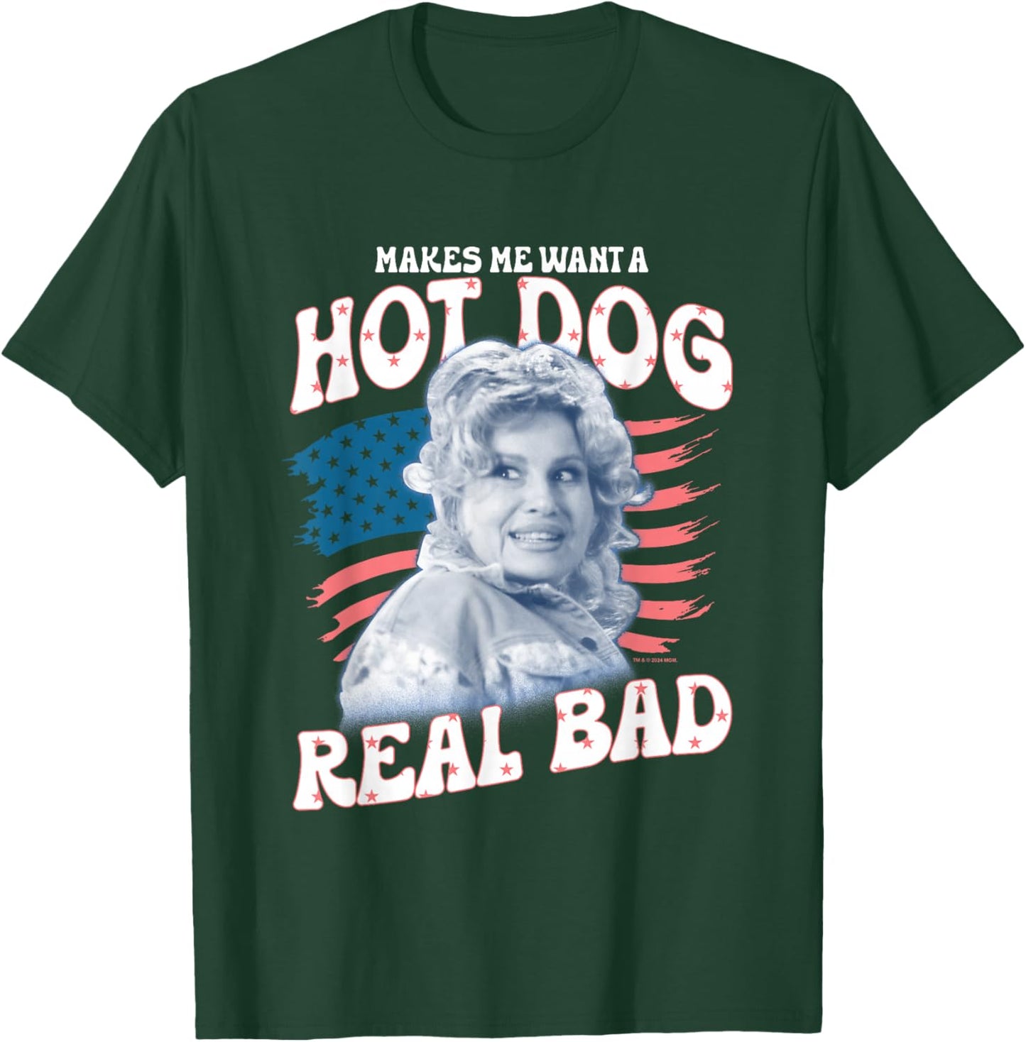 Legally Blonde 2 4th of July Makes Me Wanna Hot Dog Real Bad T-Shirt - T-Shirt | Forest