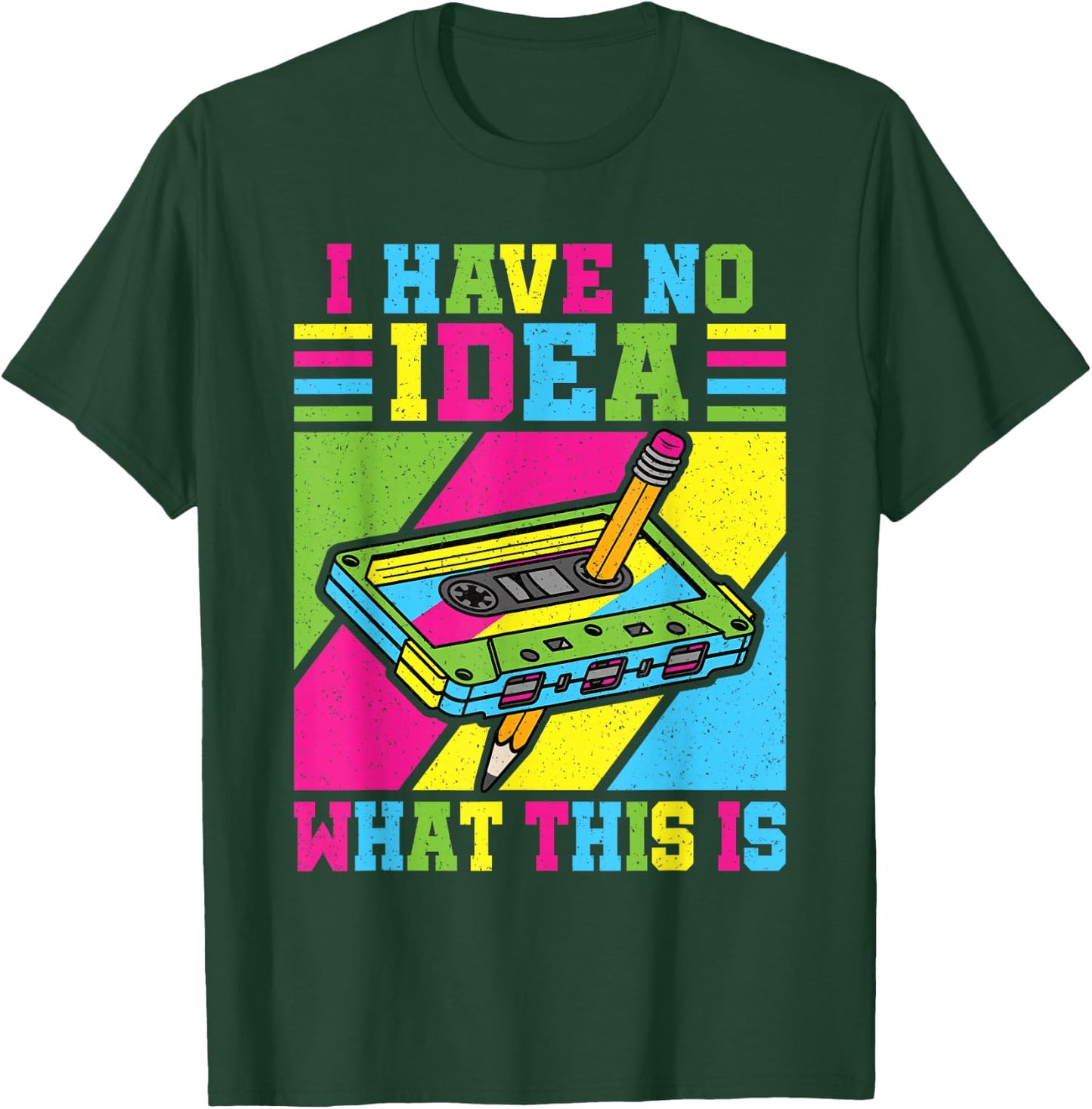 I Have No Idea What This Is 80s 90s Outfit Boys Girls Kids T-Shirt - T-Shirt | Forest