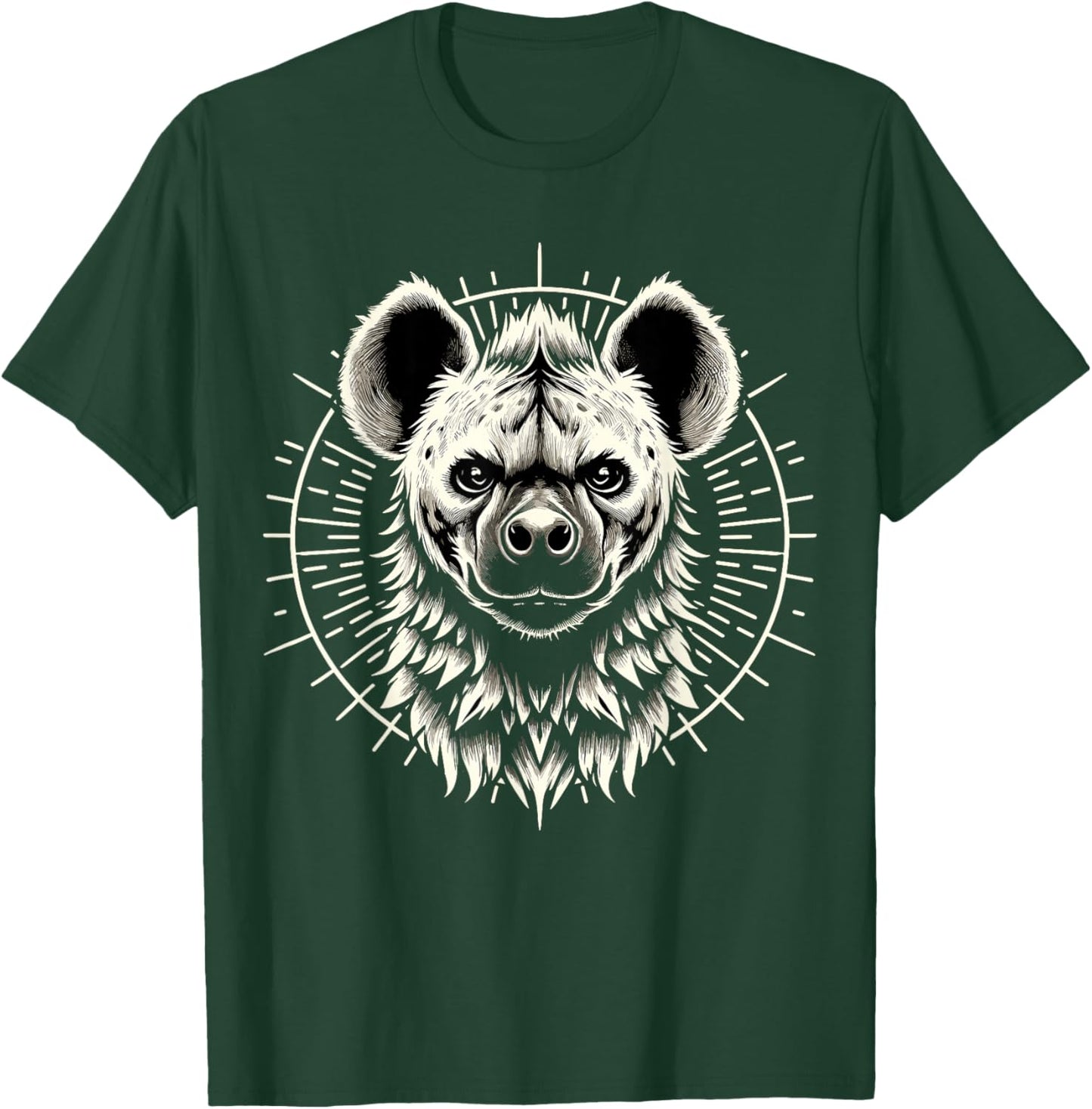 Vintage Hyena , Small, Black T-Shirt - T-Shirt | Forest