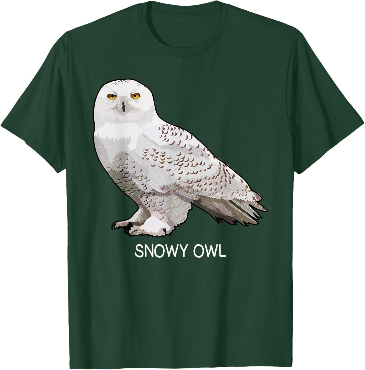 Snowy Owl Bird Lover T-Shirt - T-Shirt | Forest