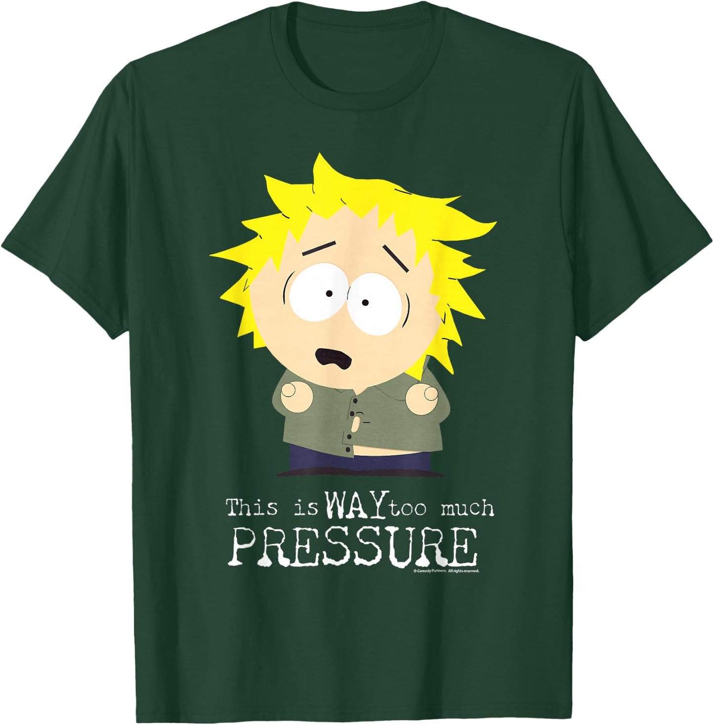 South Park Tweek Tweak Too Much Pressure T-Shirt - T-Shirt | Forest