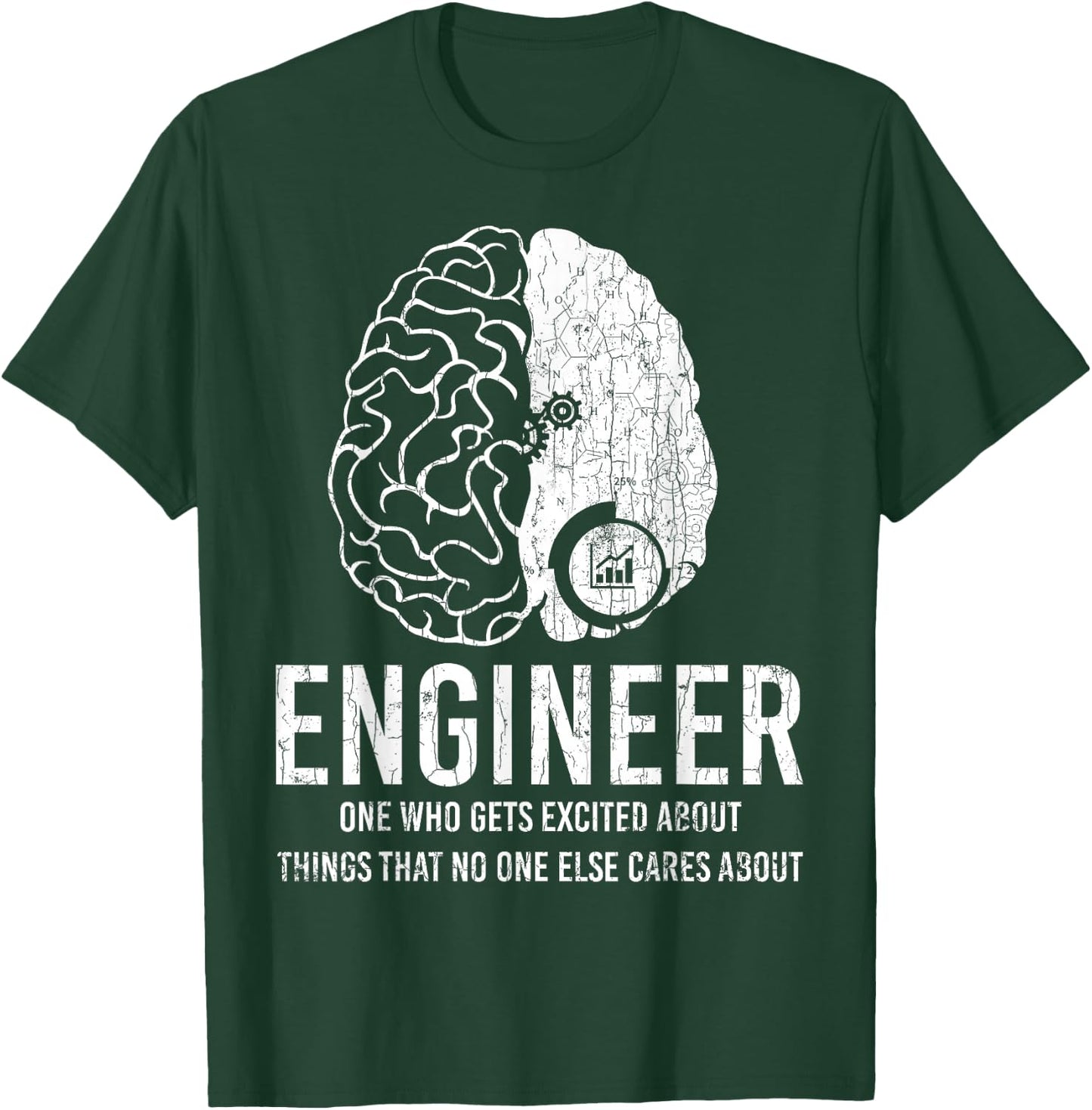 Funny Engineer Gifts & More Engineer Definition Funny Engineering Graphic T-Shirt - T-Shirt | Forest