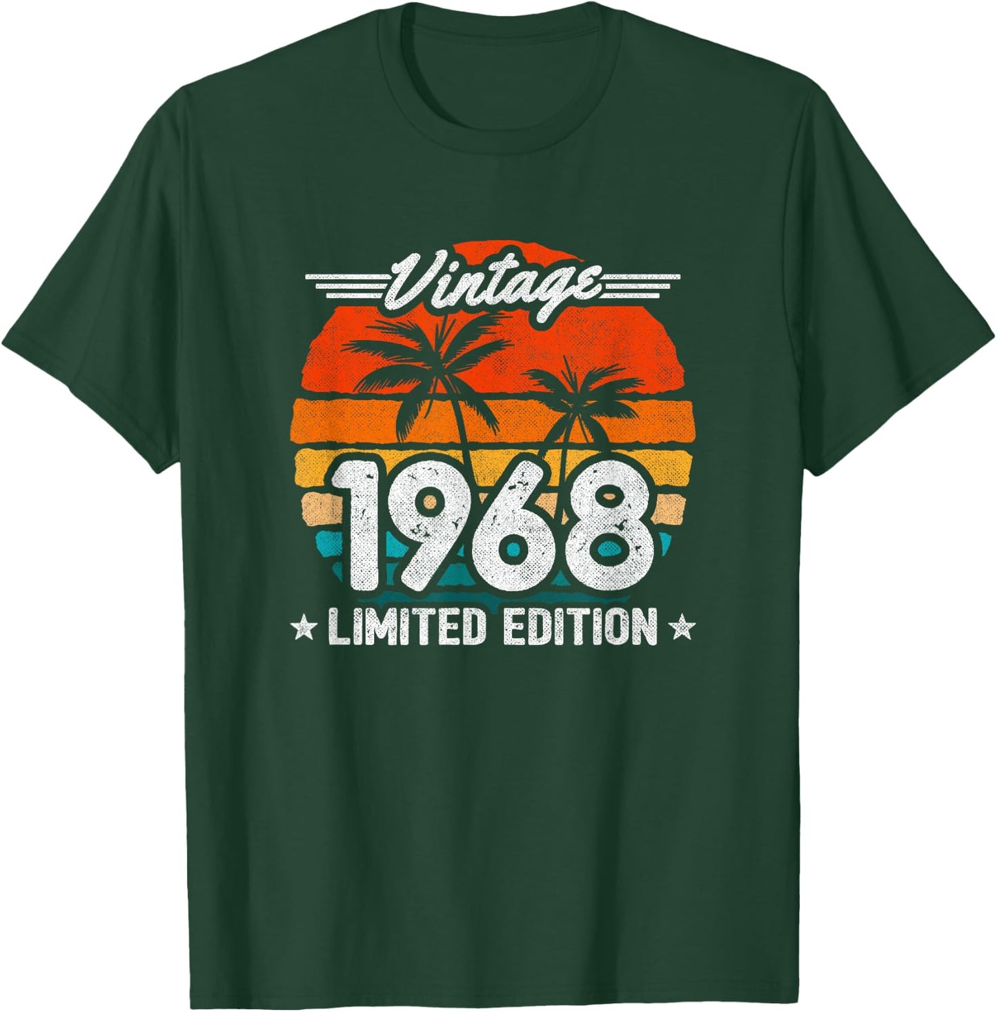 1968 Limited Edition - 1968 Birthday Year - Vintage 1968 T-Shirt - T-Shirt | Forest