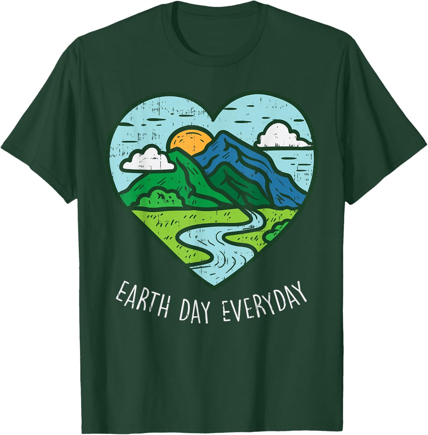 Earth Day Everyday April 22nd Environmentalist Gift T-Shirt - T-Shirt | Forest