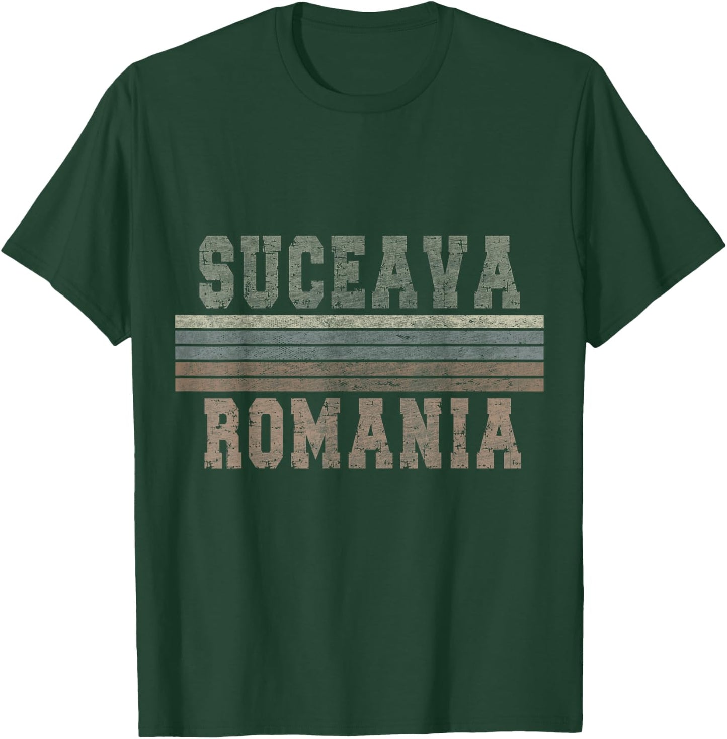 Retro Suceava Romania T-Shirt - T-Shirt | Forest