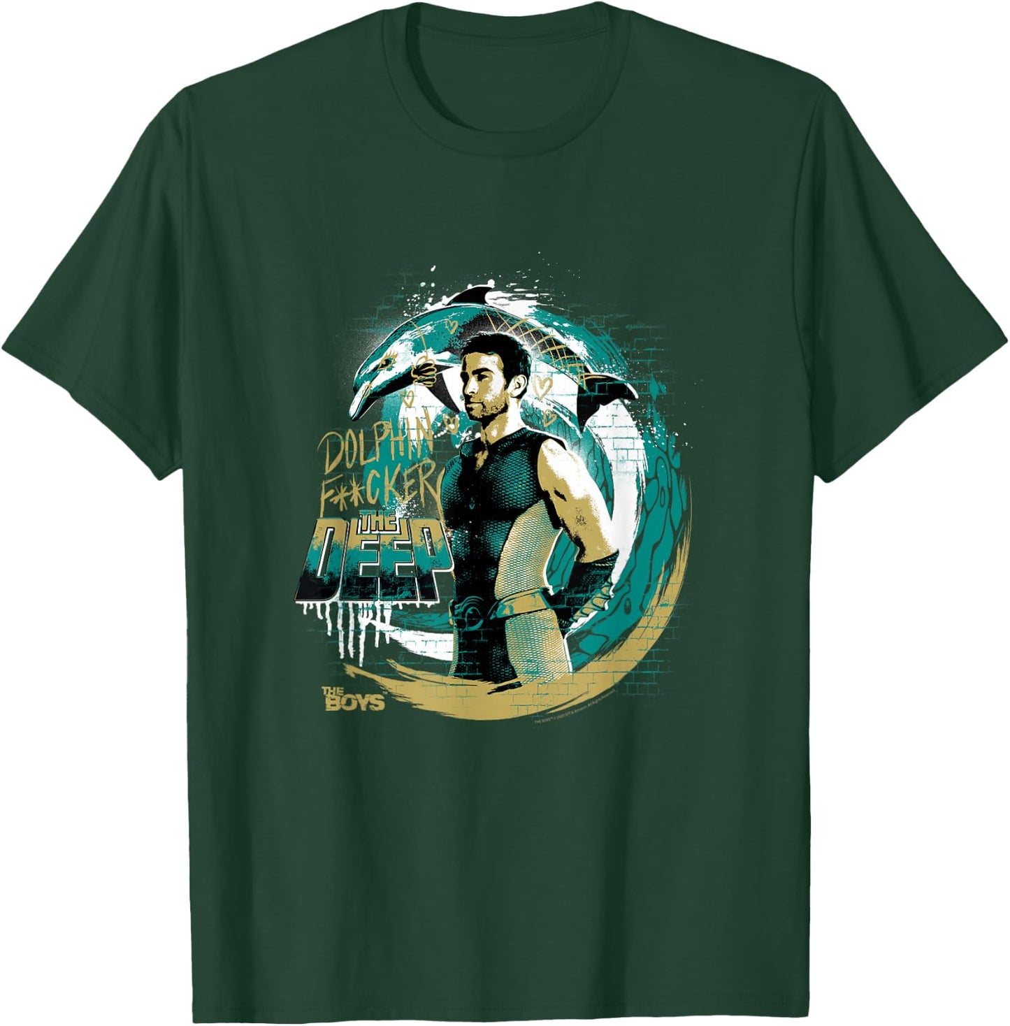 The Boys The Deep Graffiti T-Shirt - T-Shirt | Forest