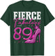 89th Birthday Fierce Fabulous and 89 Year Old Gifts Heels T-Shirt - T-Shirt | Forest
