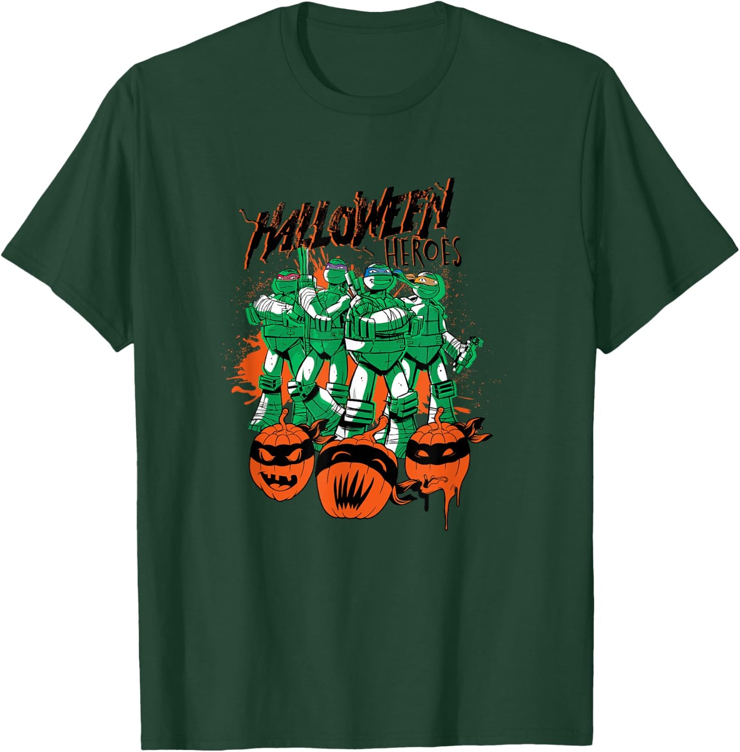Teenage Mutant Ninja Turtles Halloween Heroes Spooky Crew T-Shirt - T-Shirt | Forest