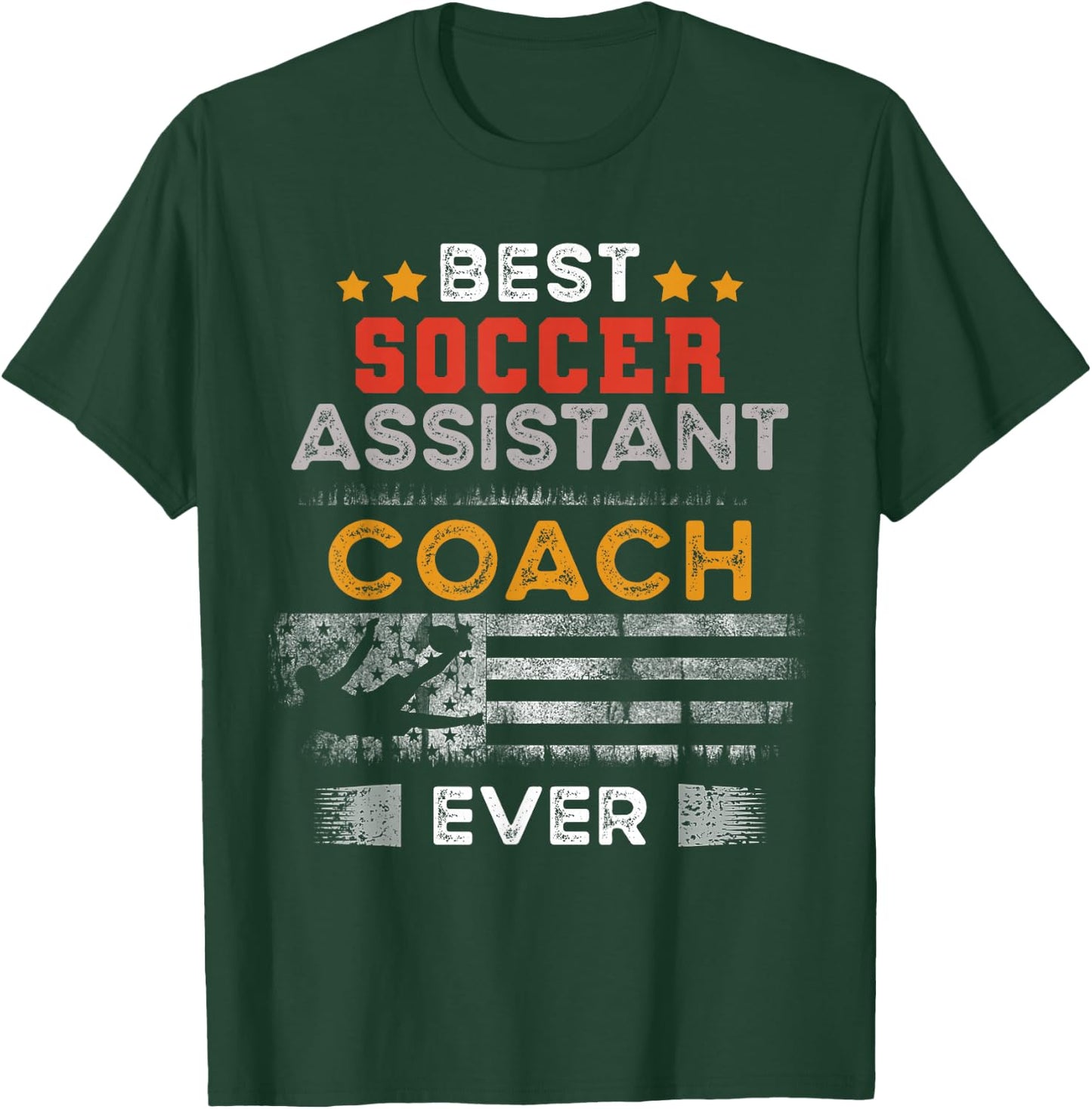 Best Soccer Assistant Coach Ever | Assistant Coach T-Shirt - T-Shirt | Forest