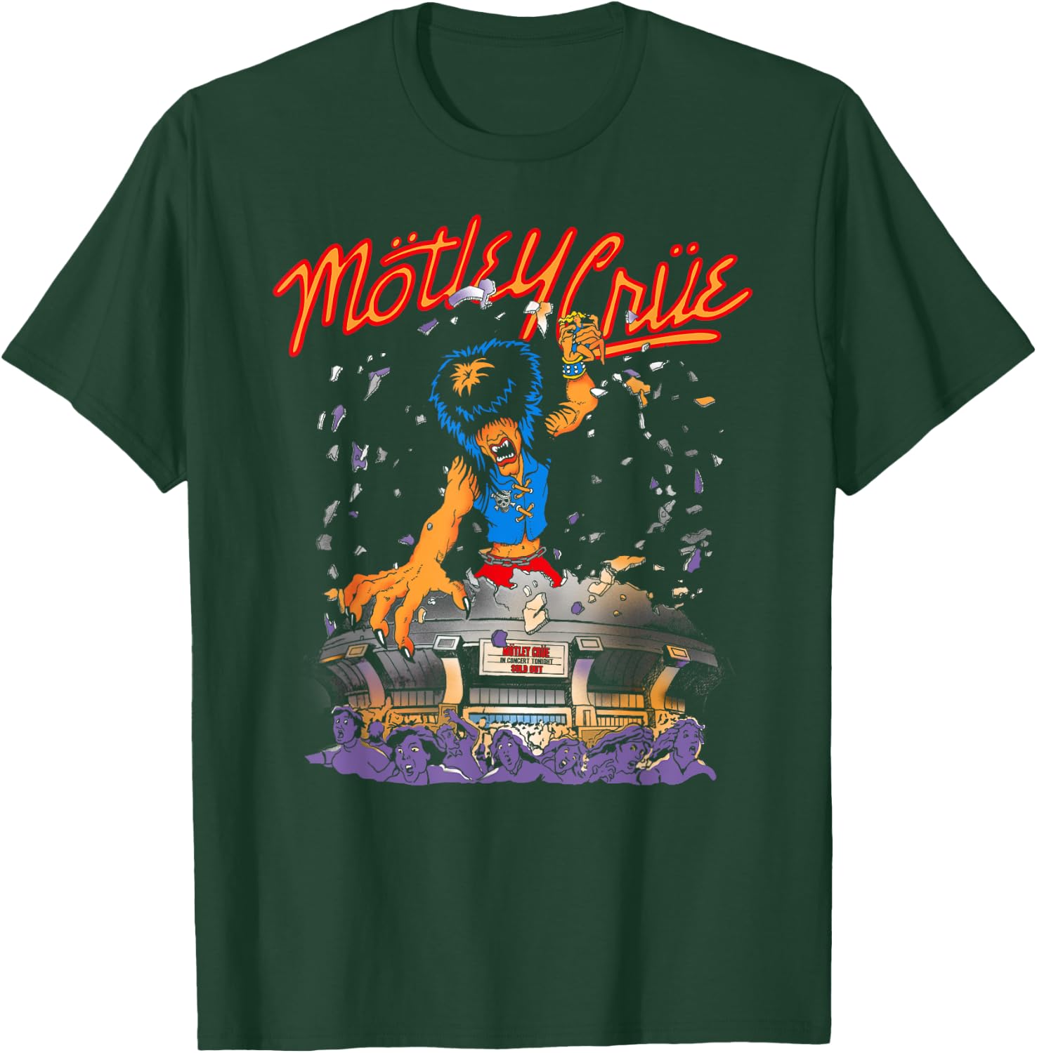 Mötley Crüe - Allister King Kong America T-Shirt - T-Shirt | Forest