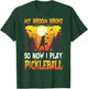 My broom broke so now i play pickleball Halloween T-Shirt - T-Shirt | Forest