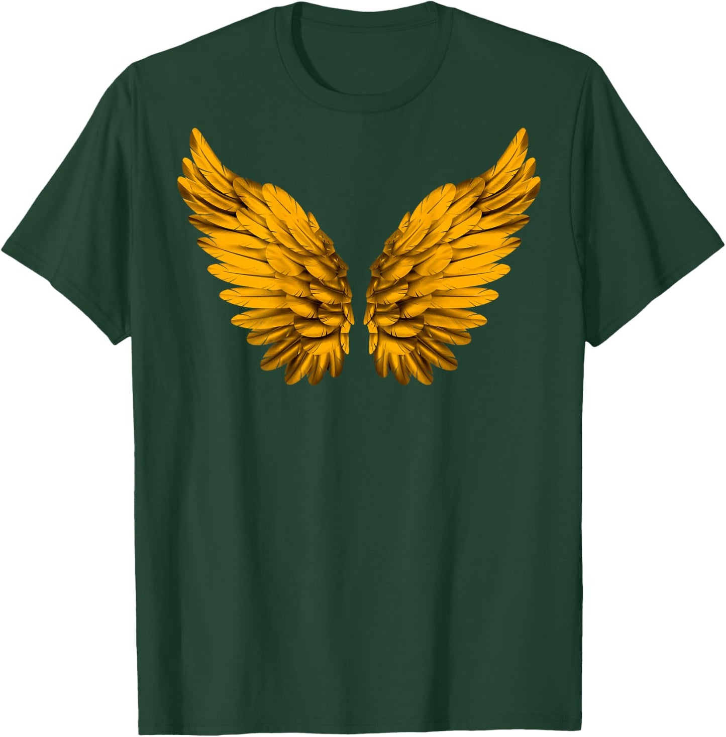 Angel Wings Freedom Guardian & Women Angel T-Shirt - T-Shirt | Forest