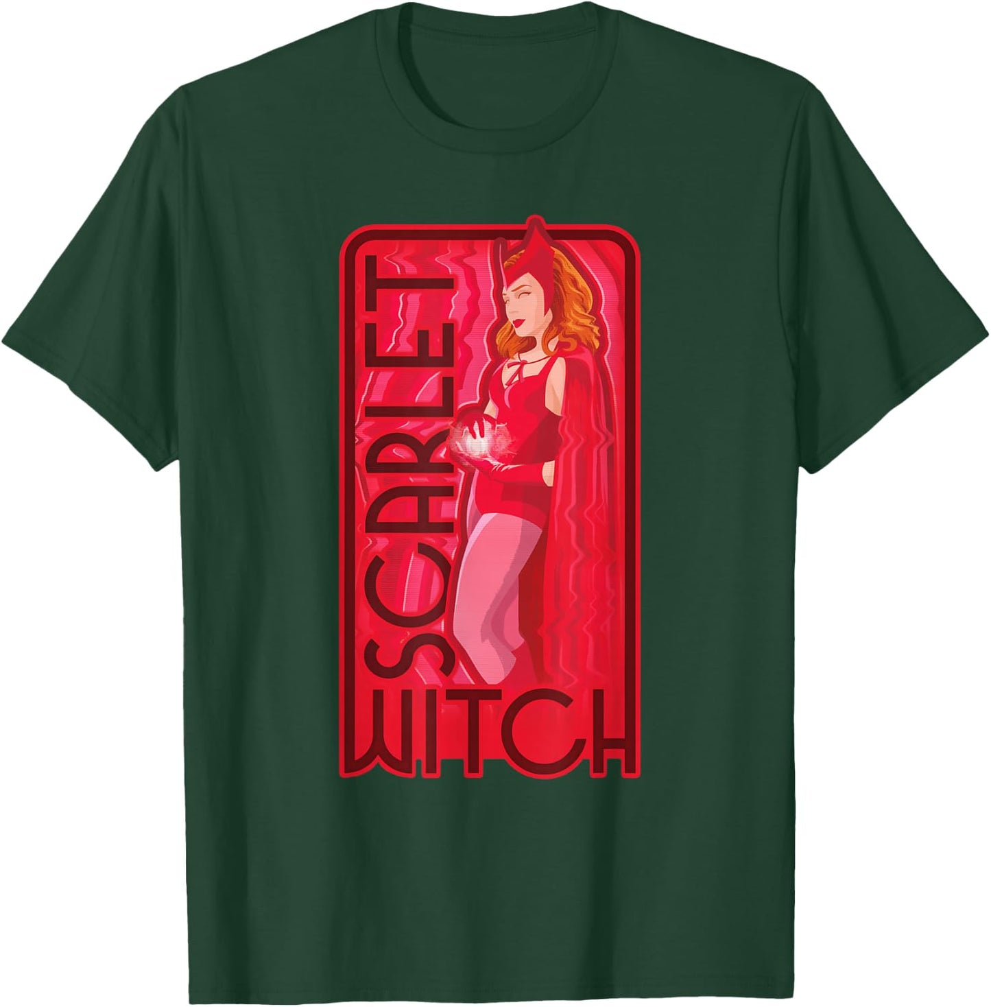 Marvel WandaVision Scarlet Witch Super Hero T-Shirt - T-Shirt | Forest