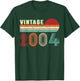 Vintage 2004 Funny 21 Years Old Men Women 21st Birthday T-Shirt - T-Shirt | Forest