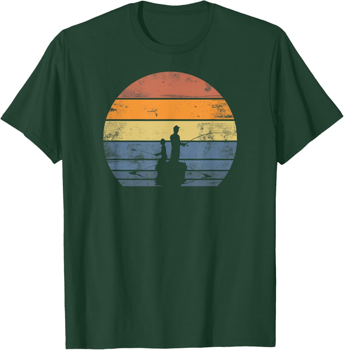 Father and Son Matching Shirts Fishing Partners Gift T-Shirt - T-Shirt | Forest
