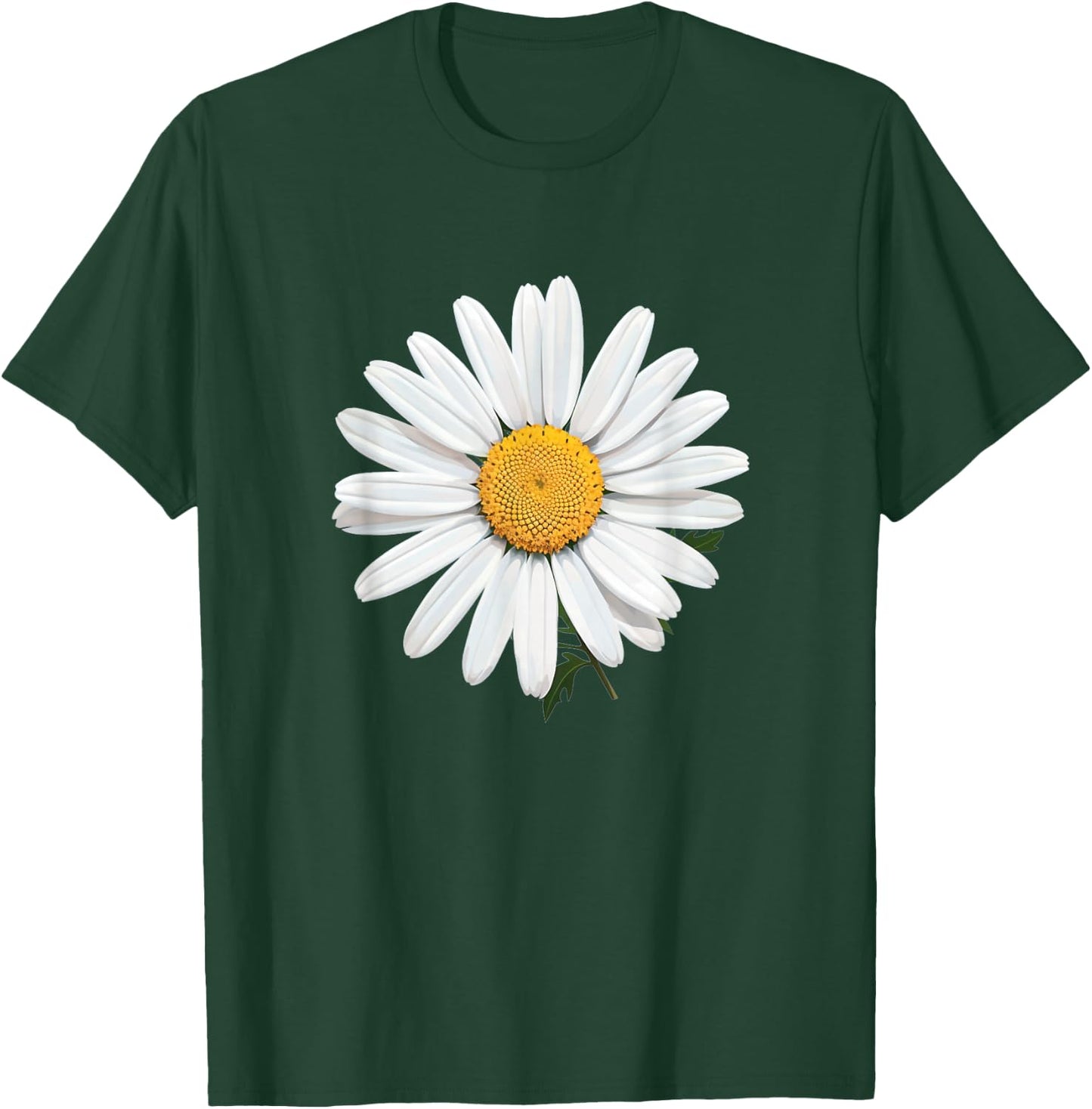 Nice White Daisies Flower T-Shirt - T-Shirt | Forest