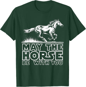 Horse Shirts for Girls Funny Horse Riding Gifts Horse Show T-Shirt - T-Shirt | Forest