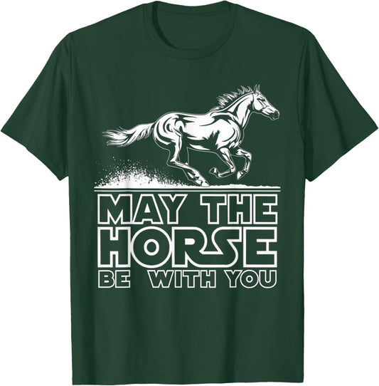 Horse Shirts for Girls Funny Horse Riding Gifts Horse Show T-Shirt - T-Shirt | Forest