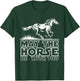 Horse Shirts for Girls Funny Horse Riding Gifts Horse Show T-Shirt - T-Shirt | Forest