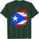 Puerto Rico Flag Vintage T-Shirt - T-Shirt | Forest