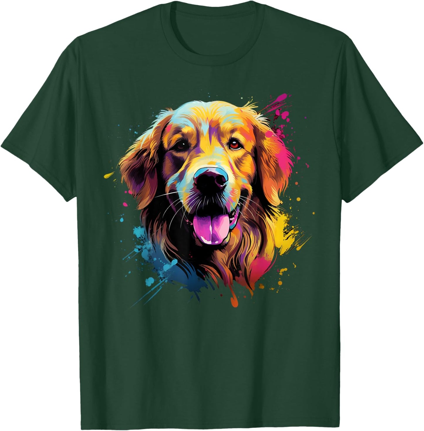 Cute Golden Retriever T-Shirt - T-Shirt | Forest