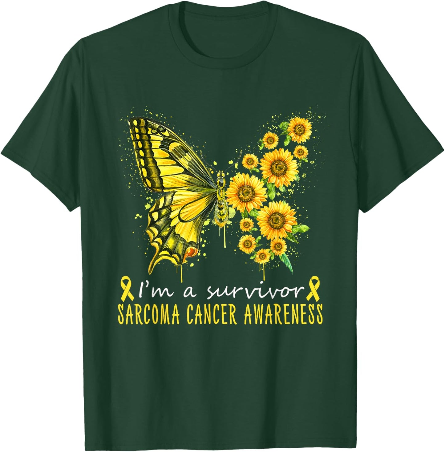 I'm a survivor Sarcoma cancer awareness T-Shirt - T-Shirt | Forest