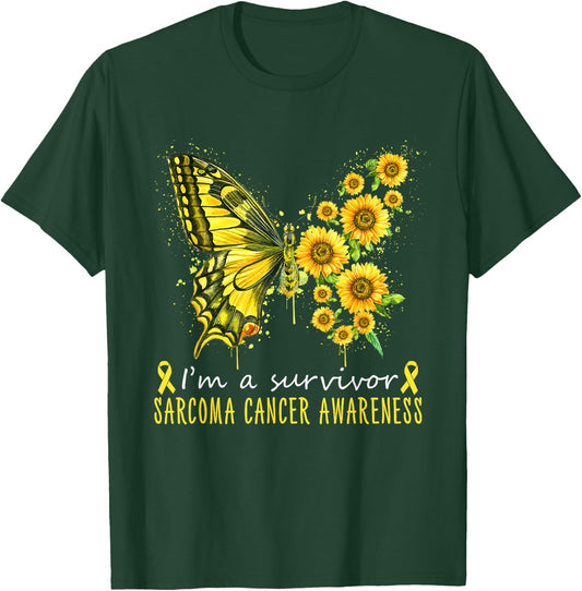 I'm a survivor Sarcoma cancer awareness T-Shirt - T-Shirt | Forest
