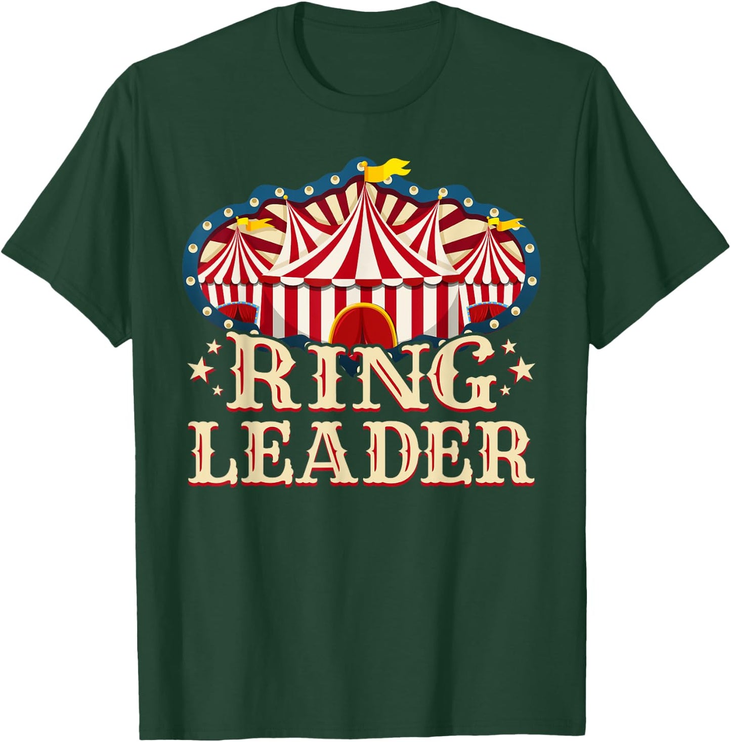 Ringleader - Vintage Circus Themed Birthday Party T-Shirt - T-Shirt | Forest