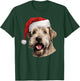 Wheaten Terrier Santa Hat Christmas Sweater Xmas Pet Dogs T-Shirt - T-Shirt | Forest