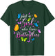 Just A Girl Who Loves Butterflies Cools Butterfly Collection T-Shirt - T-Shirt | Forest