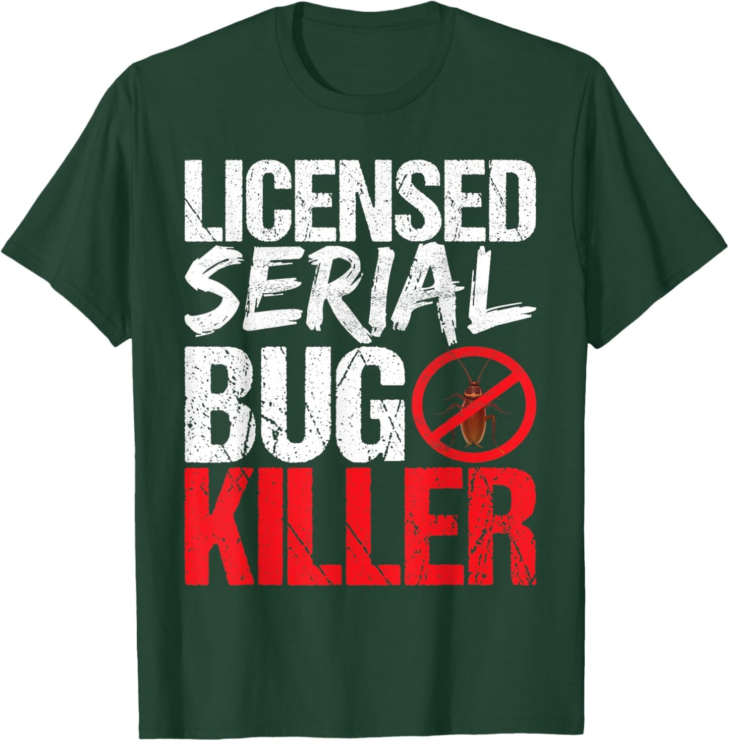 Pest Control Exterminator Pest Control Technician T-Shirt - T-Shirt | Forest