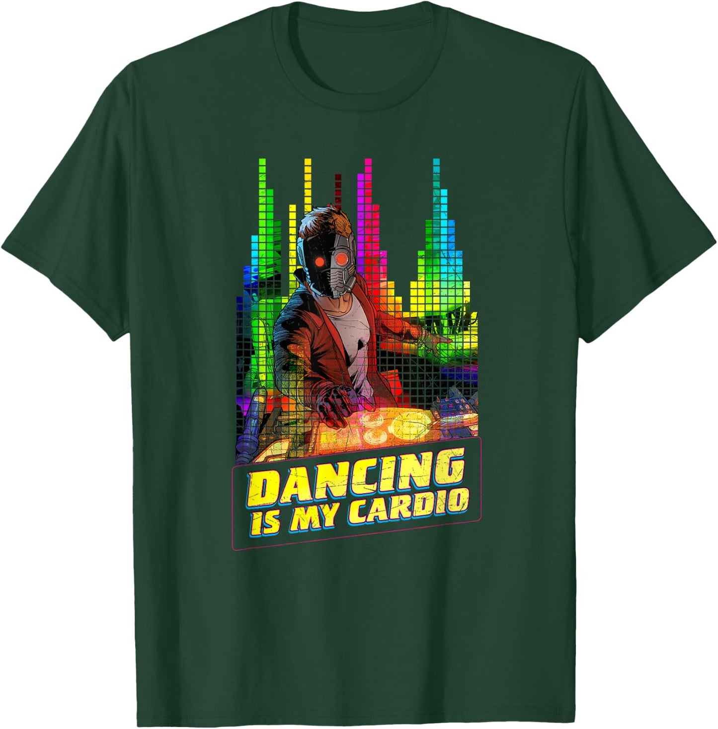 Marvel Star-Lord Peter Quill Dancing is My Cardio T-Shirt - T-Shirt | Forest
