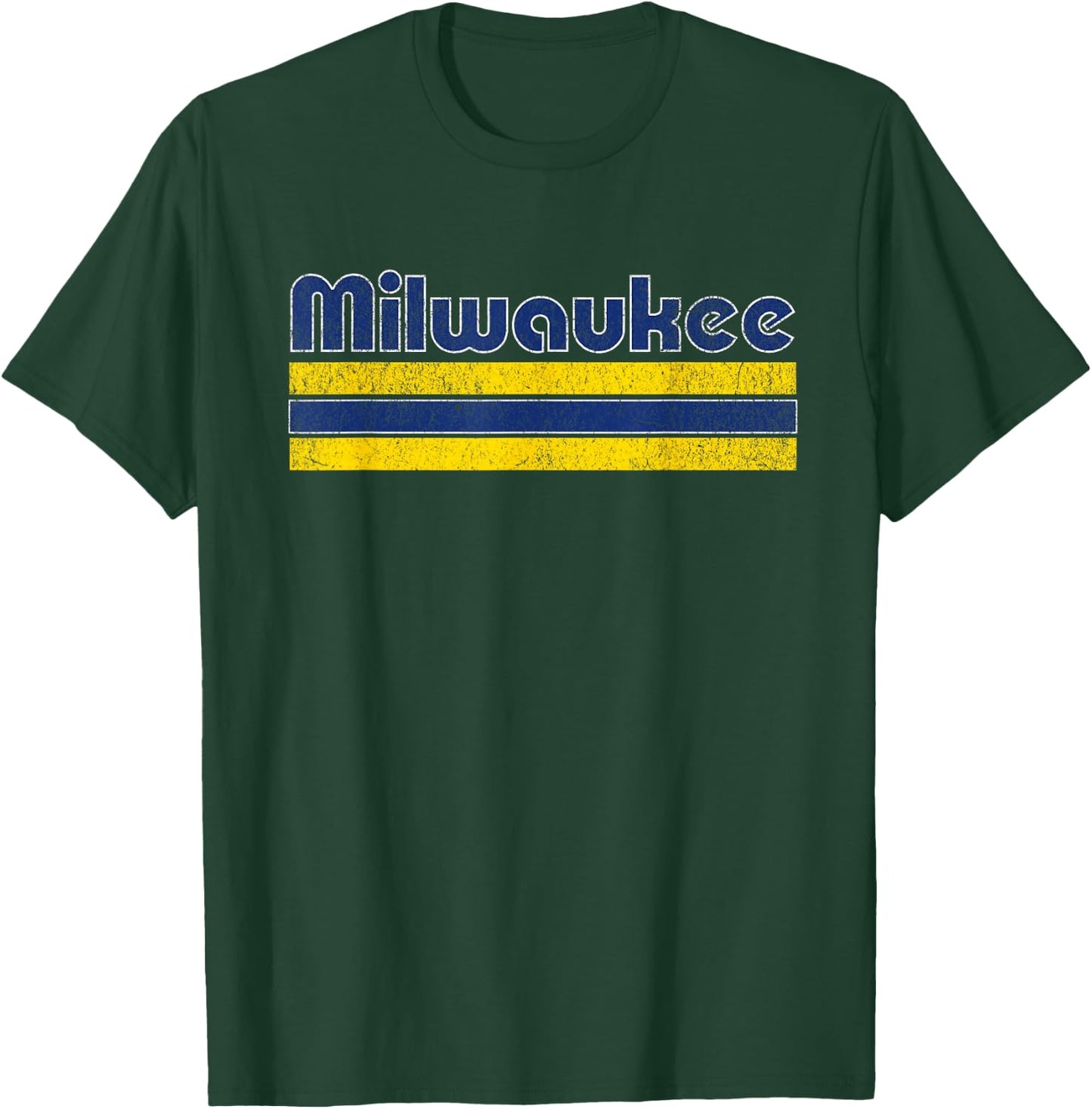 Milwaukee vintage baseball city T-Shirt - T-Shirt | Forest