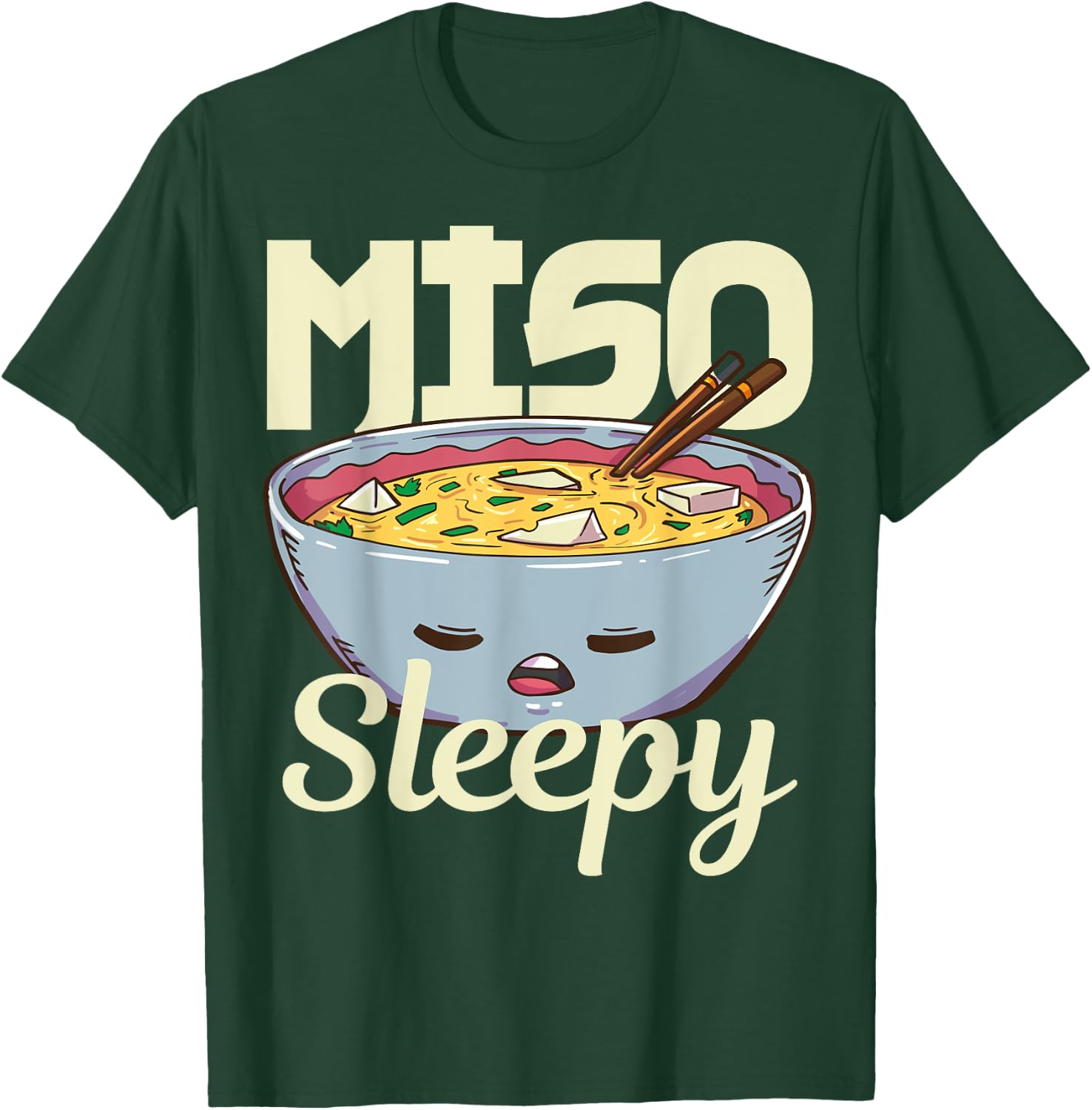 Miso Anime Japanese Food Lover Gift T-Shirt - T-Shirt | Forest