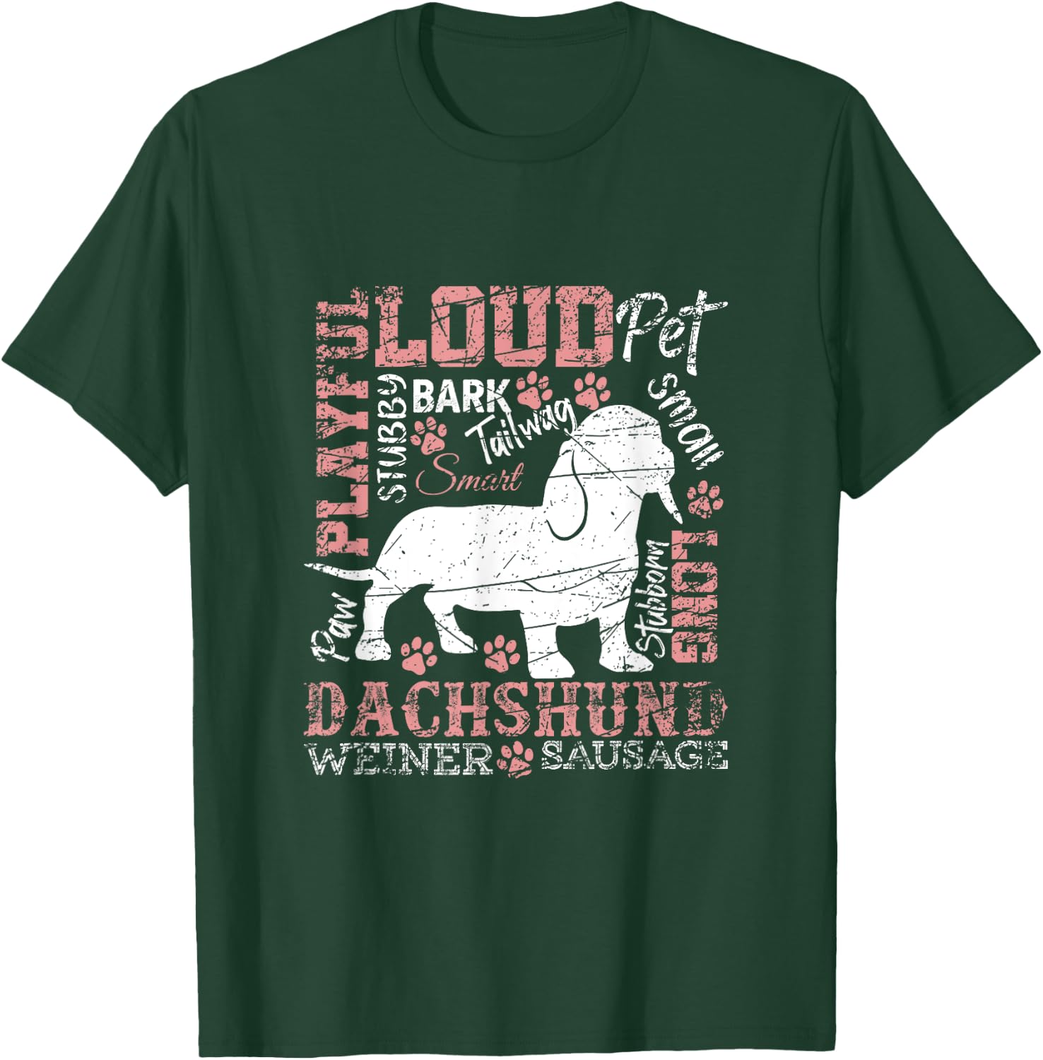 Animal & Gifts Dachshund T-Shirt - T-Shirt | Forest