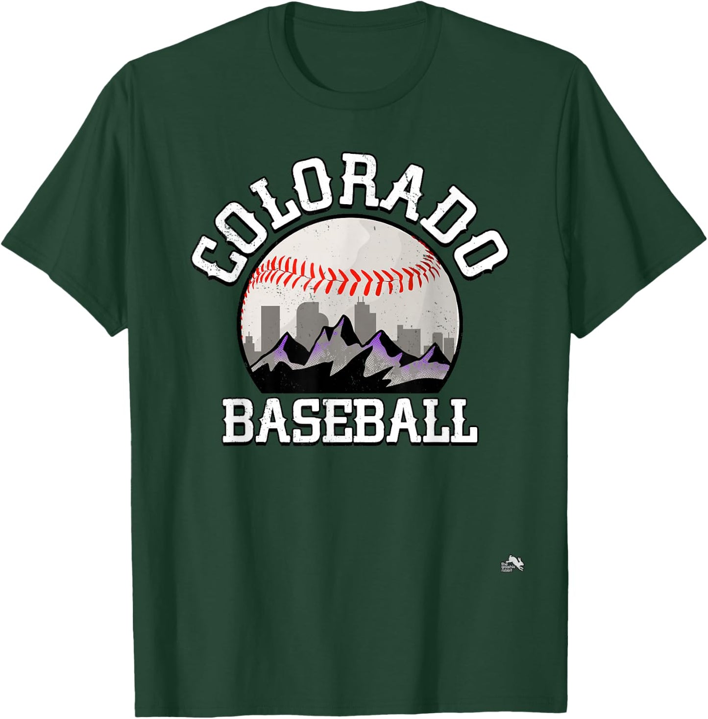 Colorado Baseball Rocky Mountain Team T-Shirt - T-Shirt | Forest