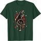 Traditional Style Full Body Wolf Tattoo T-Shirt - T-Shirt | Forest