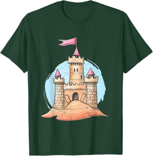 Sandcastle Dreams Beach Fun Kids Design T-Shirt - T-Shirt | Forest