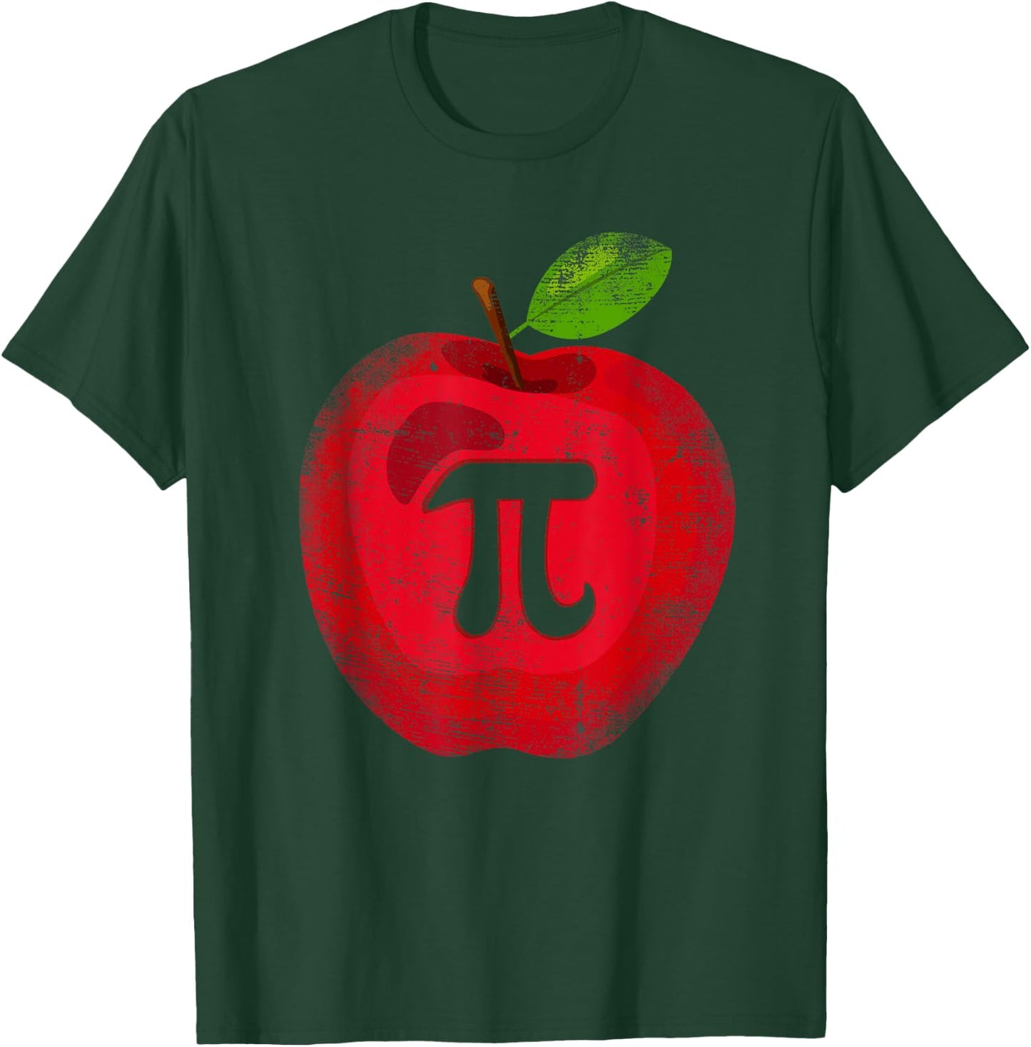 Apple Pi Day Math Lover Teacher Student 3.14 Apple Pie Pun T-Shirt - T-Shirt | Forest