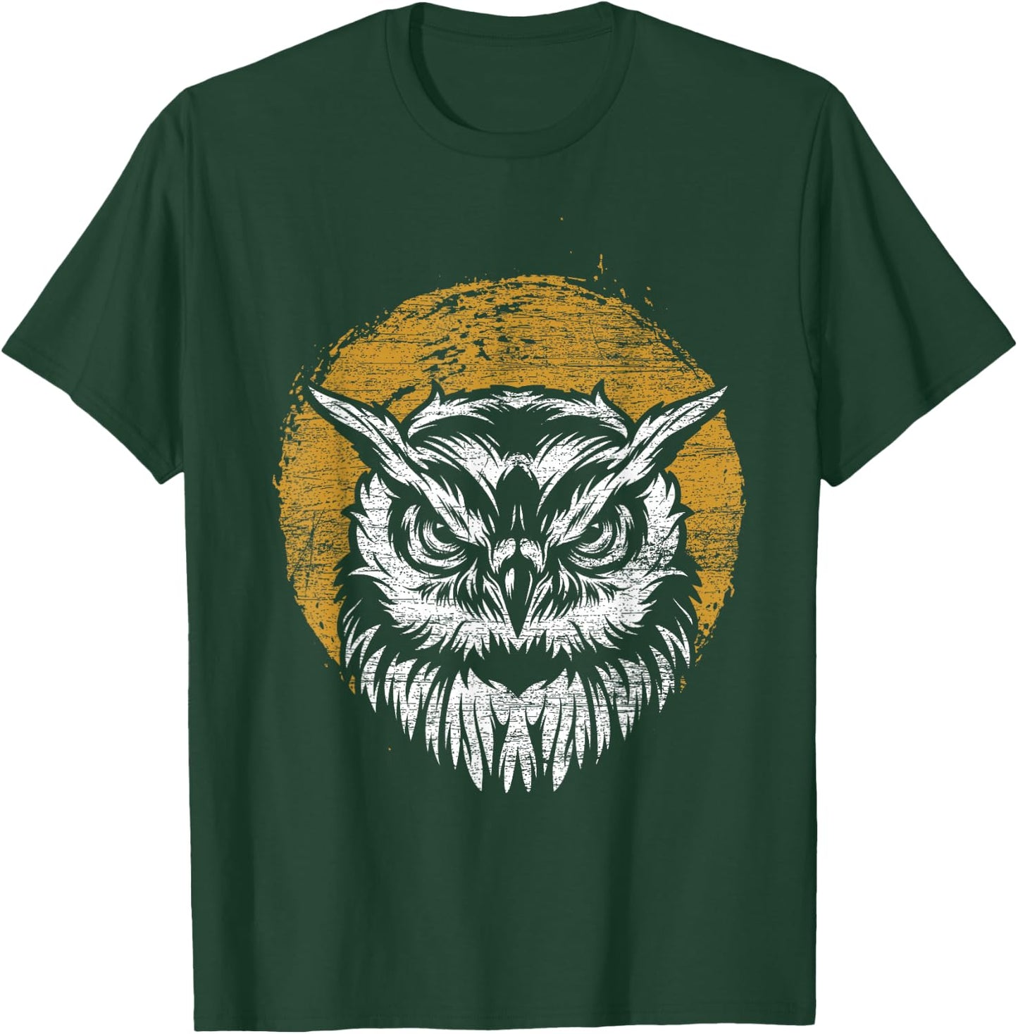 Bird Gift Sunset Owl T-Shirt - T-Shirt | Forest