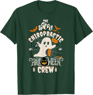 Spooky Chiropractic Halloween Crew Assistant Chiropractor T-Shirt - T-Shirt | Forest