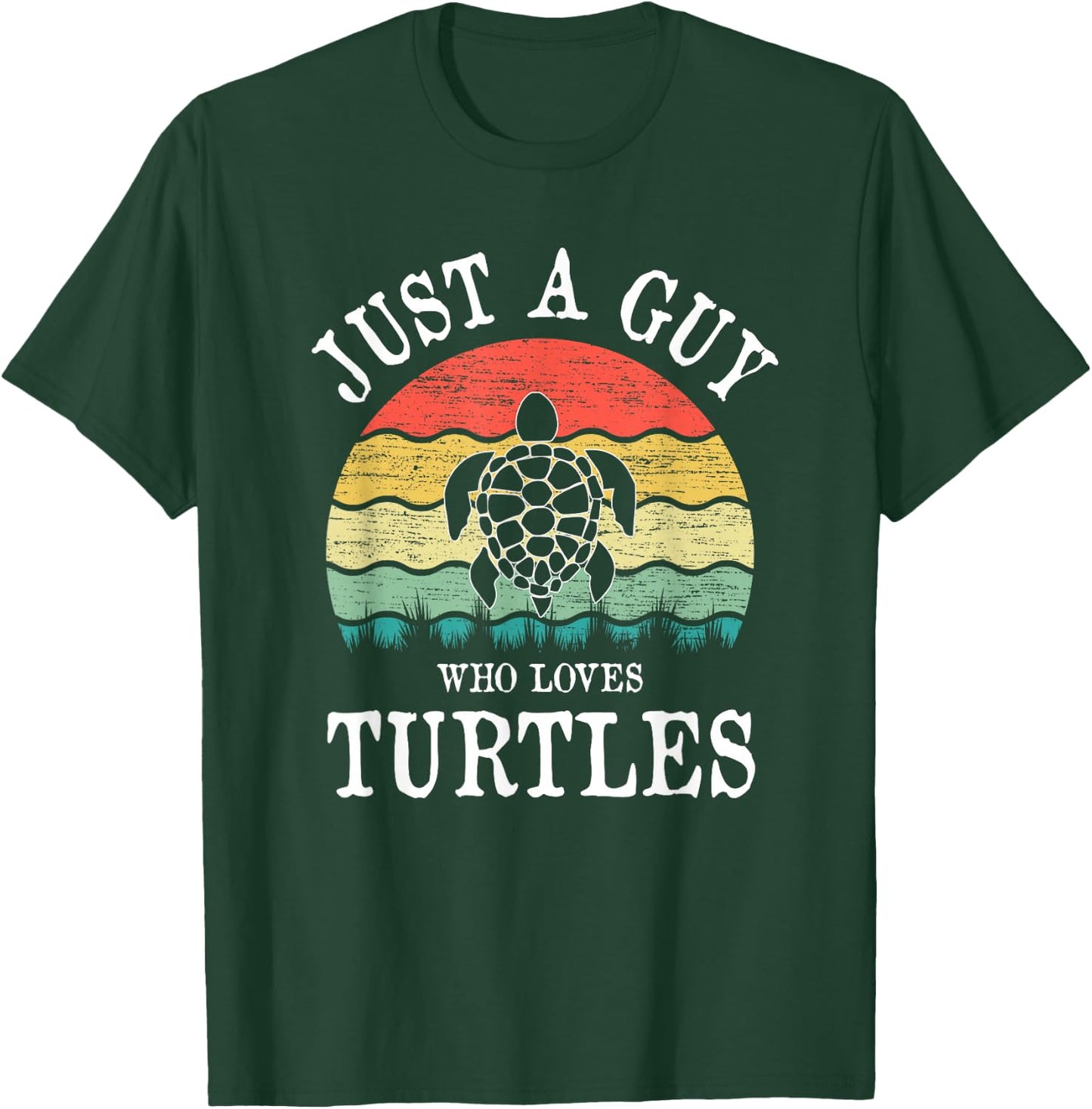 Just A Guy Who Loves Turtles T-Shirt - T-Shirt | Forest