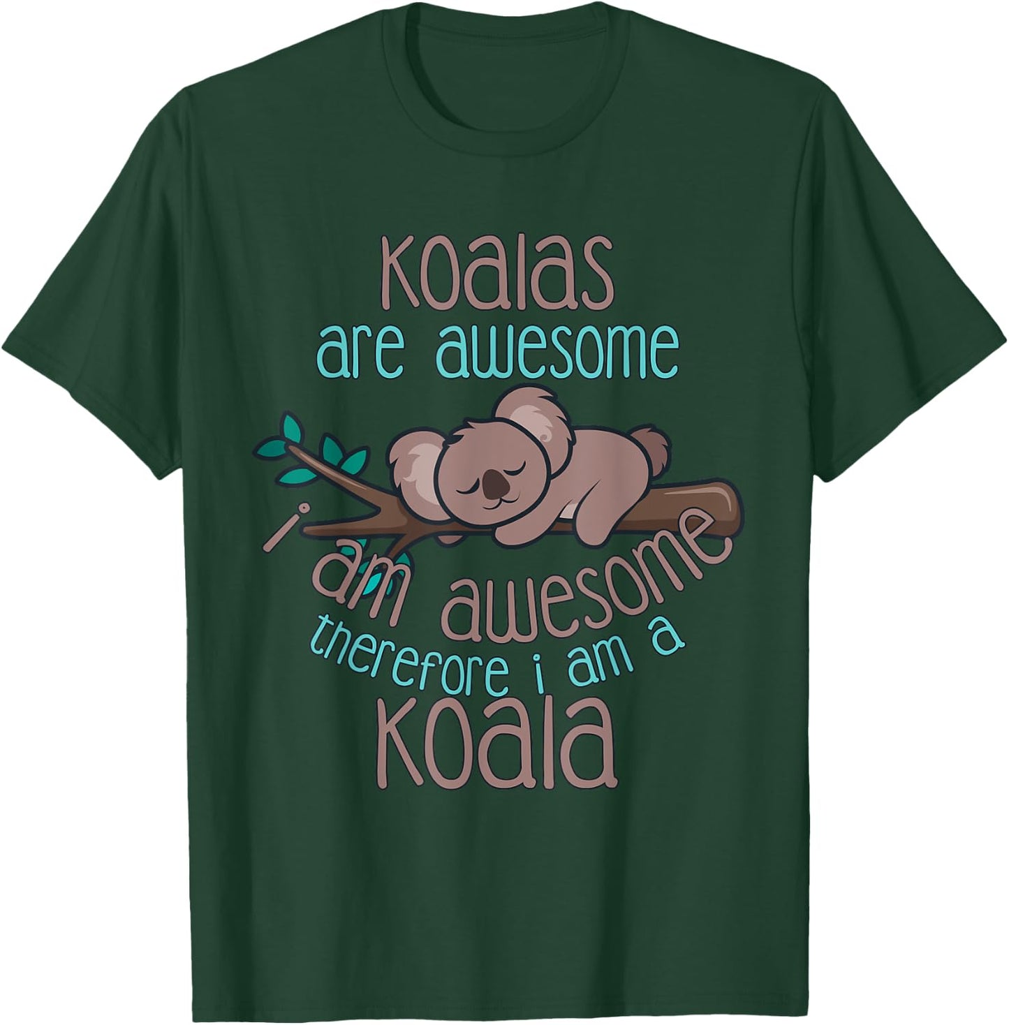 Koala Shirt Men Women Koala Lover Gift Koalabear T-Shirt - T-Shirt | Forest